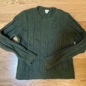 J.Crew cable knit sweater